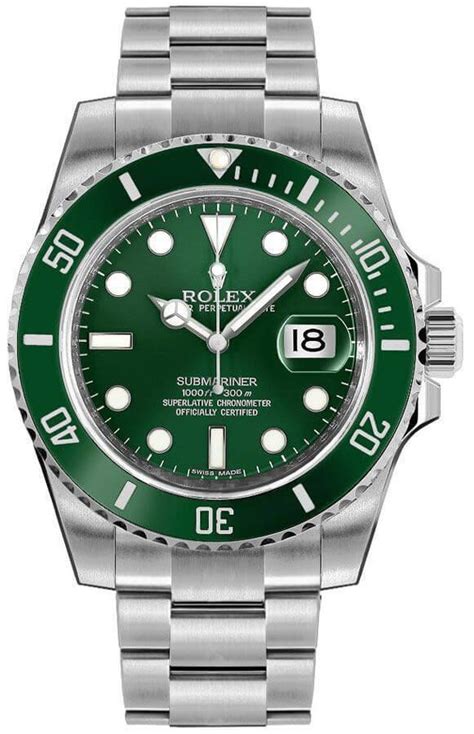 rolex submariner date hulk oystersteel men's watch 116610lv-0002 116610lv-sd|Rolex Hulk original price.